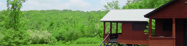 camp cabins at summer arts camp
