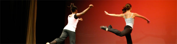 dancers leap in performance at dance summer camp