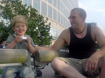 John and Anselm in Mnahattan