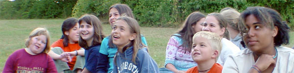 campers rehearsing at theater summer camp